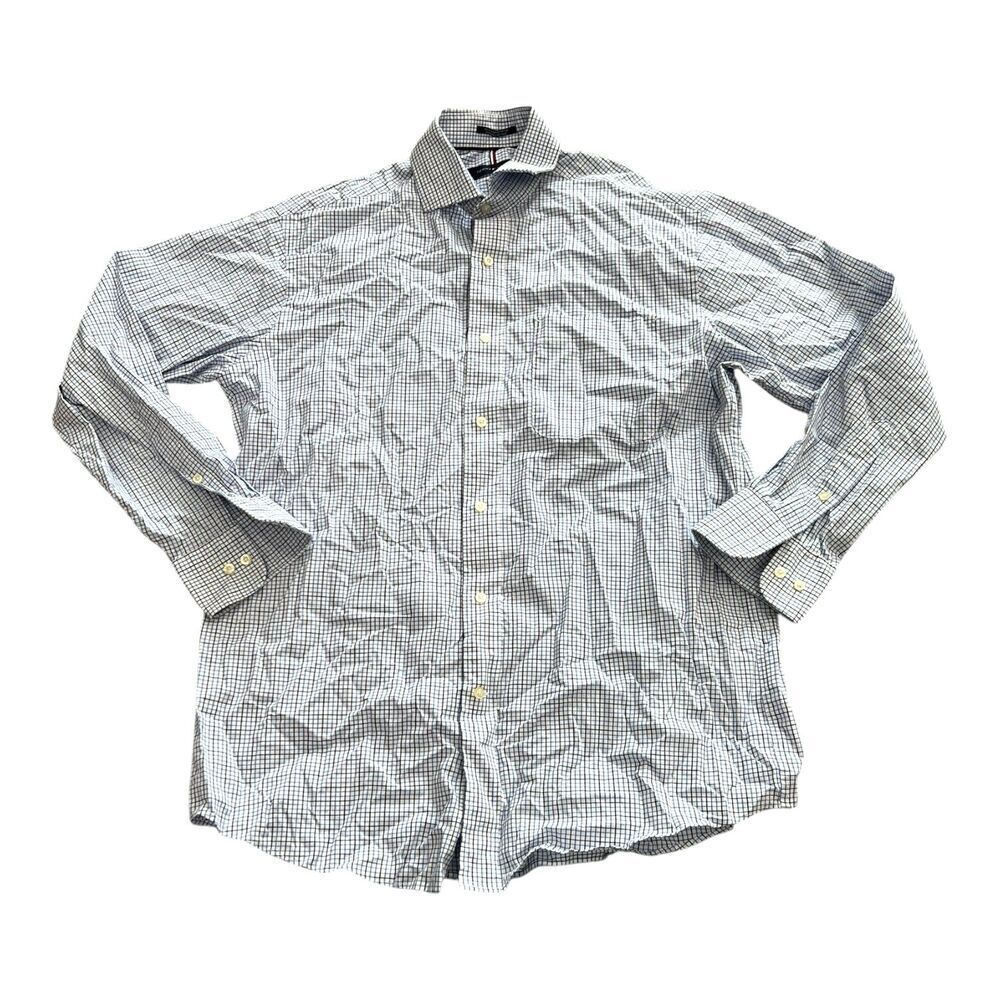 Tommy Hilfiger Blue Checked Button Up M